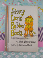 Vintage 1972 Johnny Lion's Rubber Boots by Edith Thacher Hurd Hardcover