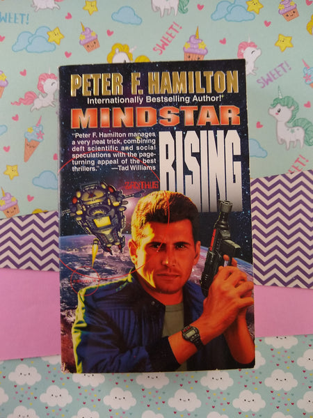 Vintage 1997 Mindstar Rising by Peter F. Hamilton (Paperback)