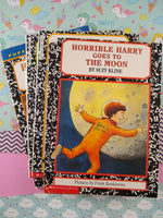 Vintage Scholastic First Edition Softcover Horrible Harry Book Set/5 Nice & Clean