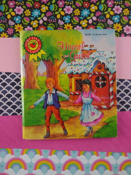 Vintage 1996 Little Landoll Books Fairy Tale Classics Hansel & Gretel Hardcover Book, Nice / Clean