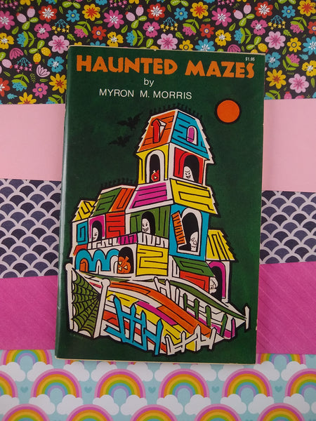 Vintage 1979 Haunted Mazes by Myron M. Morris Softcover, EXCELLENT