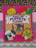 Vintage 1981 Plenty of Puppets to Make Troll Associates Softcover Activity Craft Book