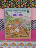 Vintage 1988 Wendy's World Wildlife Fund's All About Tigers Hardcover Picture Book