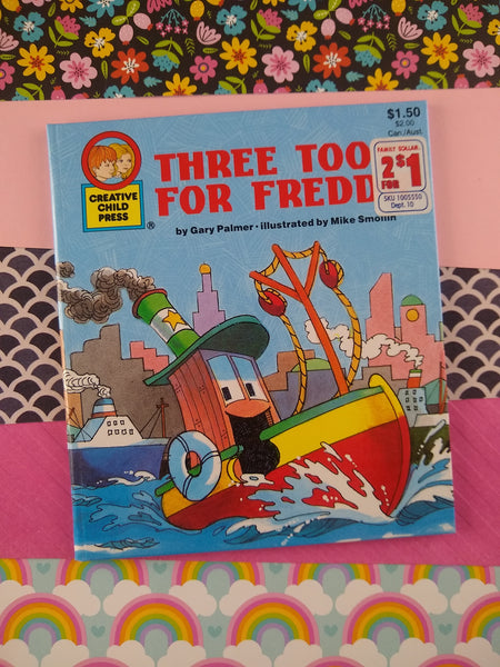 Vintage 1992 Creative Child Press Three Toots for Freddie Hardcover Book