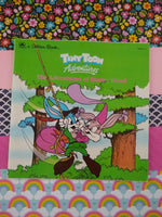 Vintage 1991 Tiny Toon Adventures Golden Books "The Adventures of Buster Hood" Softcover, Nice & Clean