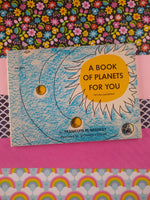 Vintage 1972 Franklyn M. Branley "A Book of Planets for You" Softcover, Nice & Clean