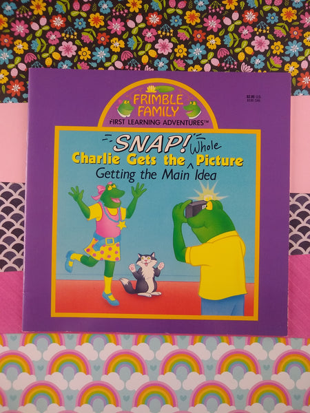 Vintage 1992 Frimble Family First Learning Adventures: Snap! Charlie Gets the Whole Picture Softcover