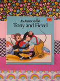 Vintage 1986 An American Tail "Tony and Fievel" Softcover McDonalds Promo, Nice & Clean