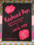 Vintage 1957 "Keyboard Pops: Fourteen Easy Pieces in Modern Popular Style" Sheet Music Book, Nice & Clean