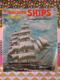 Vintage 1975 Whitman "Discover Ships: From Dugout to Aircraft Carrier" Sticker Book, Nice & Clean