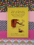 Vintage 1974 Stories and Poems about Pooh and His Friends Softcover, Nice & Clean