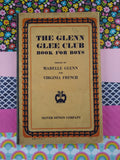 Vintage 1928 The Glenn Glee Club Book for Boys Paperback, Nice & Clean