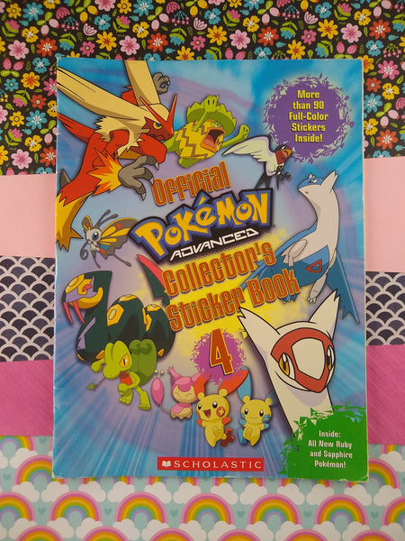 Vintage 2003 Official Pokemon Advanced Collectors Sticker Book Paperba –  Pfaltzcraftsmore