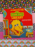 Vintage 1986 A Visit to the Sesame Street Library "Please Read to Me" Softcover Book