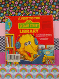 Vintage 1986 A Visit to the Sesame Street Library "Please Read to Me" Softcover Book