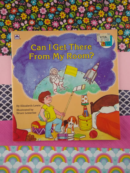 Vintage 1986 Paperback "Can I Get There From My Room?" by Elizabeth Lewis