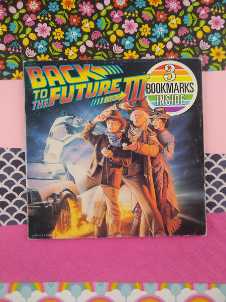 Vintage 1990 Softcover "Back to the Future Part III" Miniature Book (No Bookmarks)