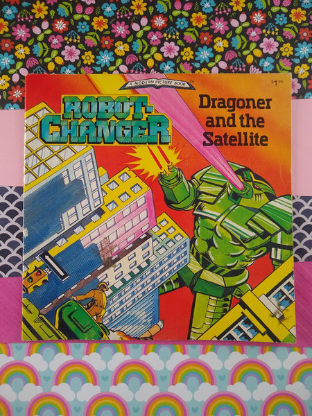 Vintage 1985 Paperback Robot-Changer: Dragoner and the Satellite
