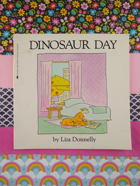 Vintage 1987 Paperback "Dinosaur Day" by Liza Donnelly, Nice & Clean