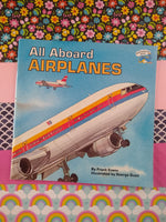 Vintage 1994 All Aboard Airplanes Reading Railroad Book Softcover Clean, Nice Shape