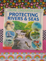 Vintage 1994/1995 1st (Scholastic) Printing Usborne Conservation Guides Set/2 Softcover