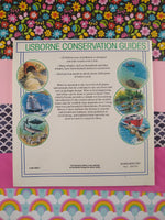 Vintage 1994/1995 1st (Scholastic) Printing Usborne Conservation Guides Set/2 Softcover