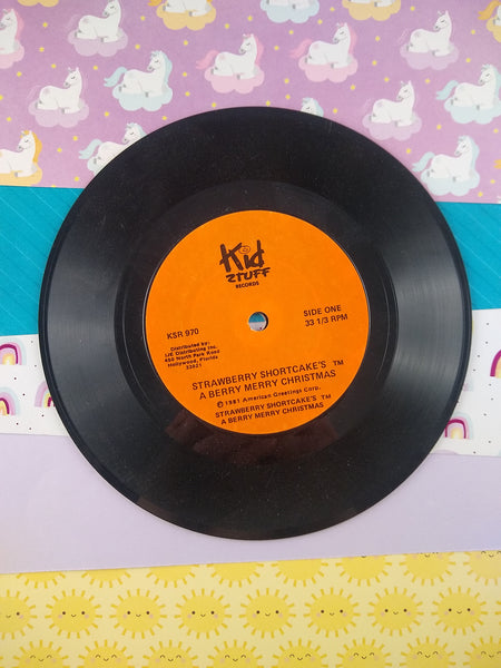 Vintage 1981 (Record Only) Strawberry Shortcake's A Berry Merry Christmas 33-1/3 rpm