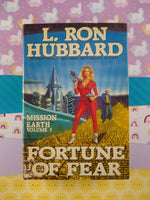 Vintage 1986 Mission Earth Volume 5: Fortune of Fear Hardcover by L. Ron Hubbard