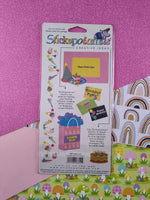 Vintage Stickopotamus Stickers, Birthday Cakes, 1 Sheet New & Sealed