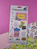 Vintage Stickopotamus Stickers, Birthday Candles, 1 Sheet New & Sealed