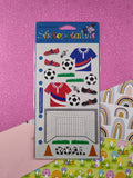 Vintage Stickopotamus Stickers, Sports Soccer, 1 Sheet New & Sealed