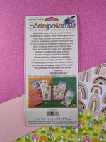 Vintage Stickopotamus Stickers, Cheerleaders, 1 Sheet New & Sealed