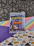 Vintage 1999 Pokemon Series 1 Artbox Sticker Pack of 10 Stickers, New & Unopened