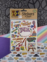 Vintage Paper Reflections Little Art Sealed Sticker Sheet Pack, 4 Sheets