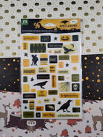 Making Memories Halloween Fall Autumn Spooky 3-Dimensional Sticker Pack, New/Sealed