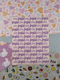 Vintage Lisa Frank Rainbow Fish Underwater Partial Sticker Sheet S212