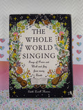 Vintage 1963 6th Ed. The Whole World Singing: Songs of Praise and Work... Songbook, Nice / Clean