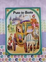 Vintage 1984 Puss-in-Boots Hardcover Wishing Well Book