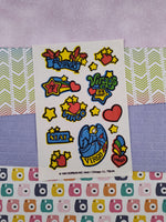 Vintage 1984 Horoscope Virgo Scratch 'n Sniff Full Sticker Sheet