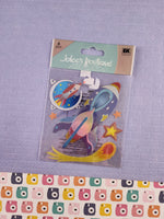 Jolee's Boutique Shiny Space Rocket 3-Dimensional Sticker Pack, New/Sealed