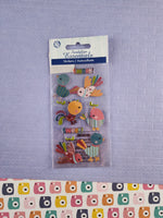 Sandylion Essentials Spring Birds Tweet Shiny Metallic 3-Dimensional Sticker Pack, New/Sealed