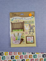 Life's Little Occasions "Preparing the Nursery" New Baby 3-Dimensional Sticker Pack, New/Sealed