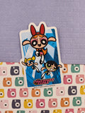 Vintage 2000 Powerpuff Girls Cartoon Network Vending Sticker, New & Unused/Unpeeled