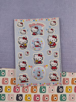 2006 Hello Kitty Full 3-D Bubble Sticker Sheet, Unused & Clean; 4" x 6"