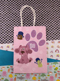 Vintage Blue's Clues Magenta Salt & Pepper Small Gift Bag, NEW