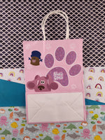 Vintage Blue's Clues Magenta Salt & Pepper Small Gift Bag, NEW