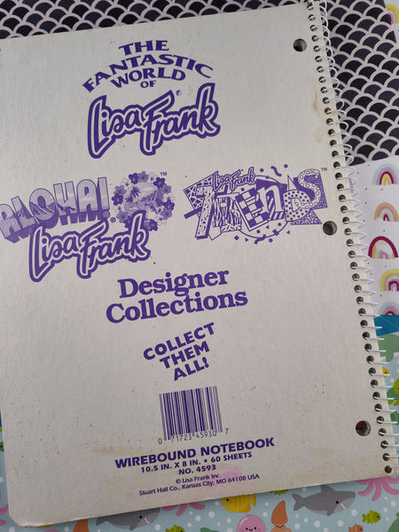 Vintage Lisa Frank Spiral Notebook, Rainbow Unicorns & Stars, 8 x 10. –  Pfaltzcraftsmore