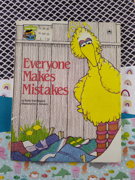 Vintage 1987 Golden Sesame Street Ernie's Book of Animals Big