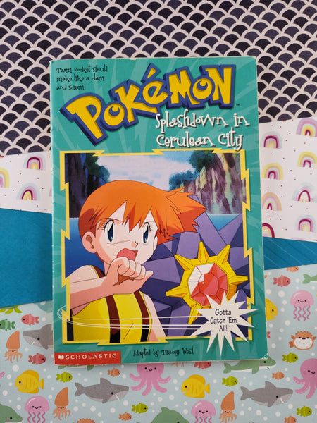 Vintage 2000 1st Printing Pokemon Scholastic Softcover #7, Splashdown in Cerulean City