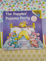 Vintage 1986 The Popples' Pajama Partyby Gail George Softcover Clean, Nice